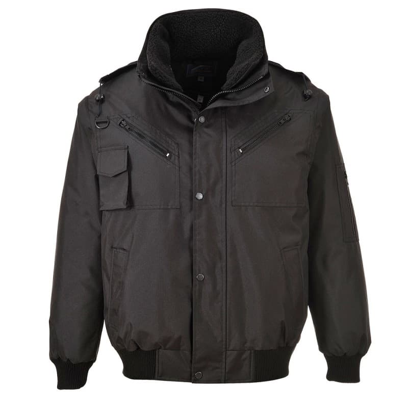 Portwest - Blouson de travail type bomber 3 en 1 - L - Noir