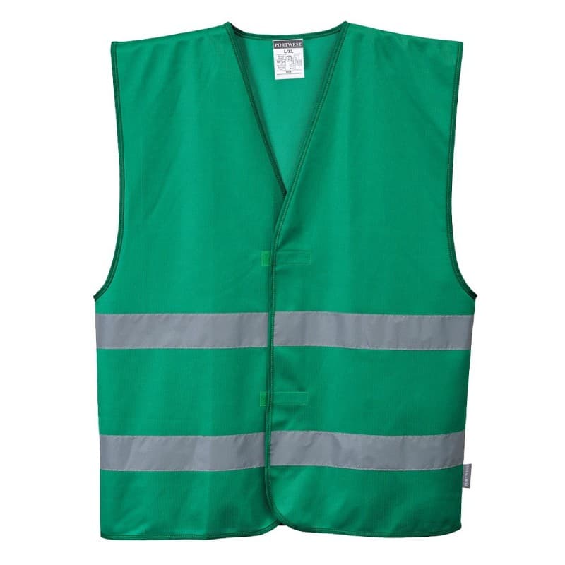 Portwest - Gilet de sécurité sans manches avec bandes réfléchissantes IONA - L-XL - Vert