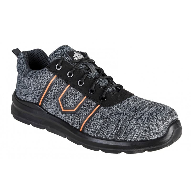 Portwest - Chaussures de sécurité basses en maille respirante embout fibre de verre S3 - 36 - Gris