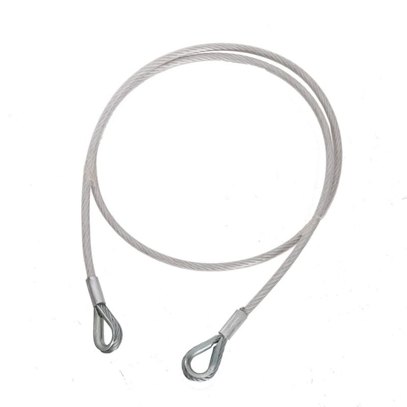 Portwest - Elingue d'ancrage en cable acier charge max 100kg - Unique - Gris Acier