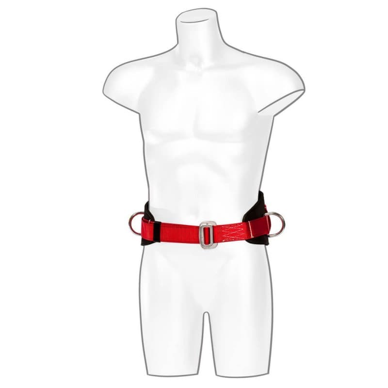 Portwest - Ceinture de maintien au travail rembourrée ajustable avec anneaux en D latéraux - Unique - Noir