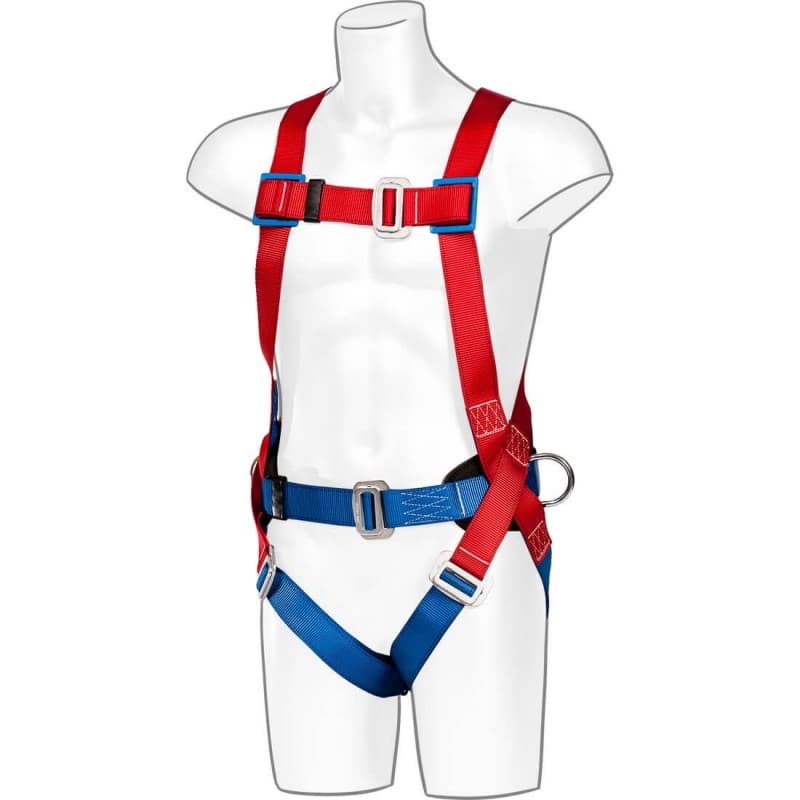 Portwest - Harnais ergonomique 2 points avec dos rembourré Confort - Unique - Rouge
