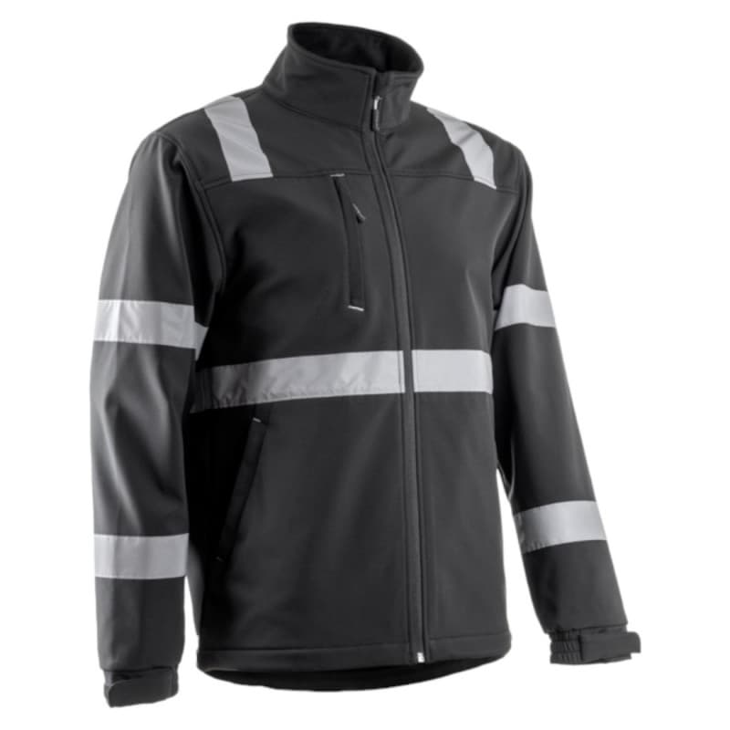 Coverguard - Veste softshell imperméable chaude doublée polaire VIGILE noir - M - Noir
