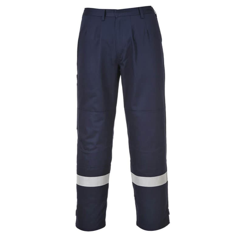 Portwest - Pantalon de travail de soudure classe 2 résistant à la flamme en Bizflame Plus - 4XL - Bleu Marine