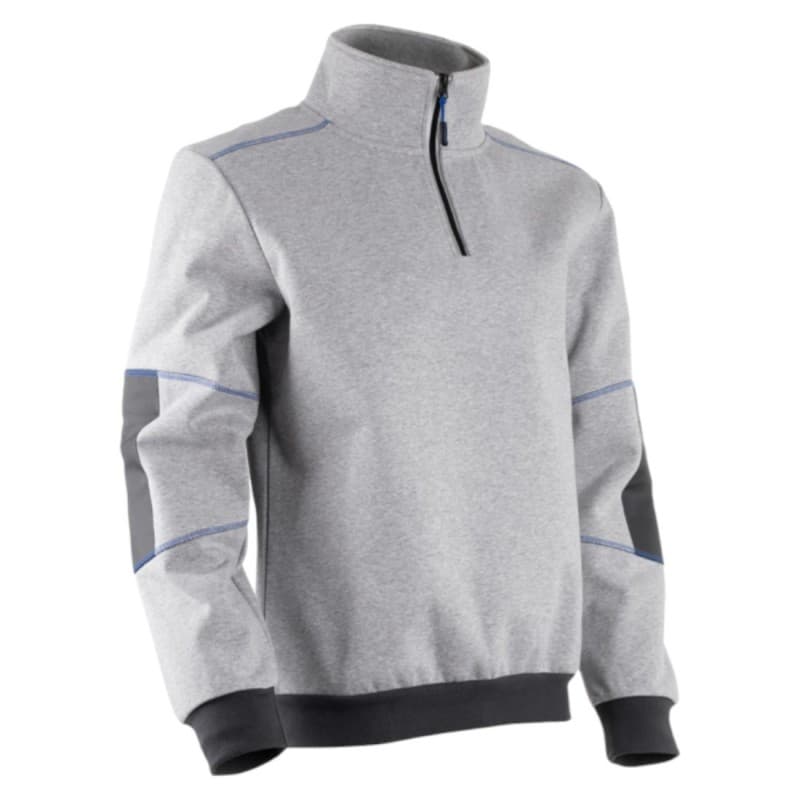 Coverguard - Sweat-shirt imperméable et respirant avec col montant ORCKA gris chiné - 3XL - Gris Chiné