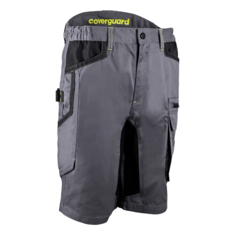 Coverguard - Bermuda de travail pour Homme avec réhausse dos Stretch BARU gris - XL - Gris
