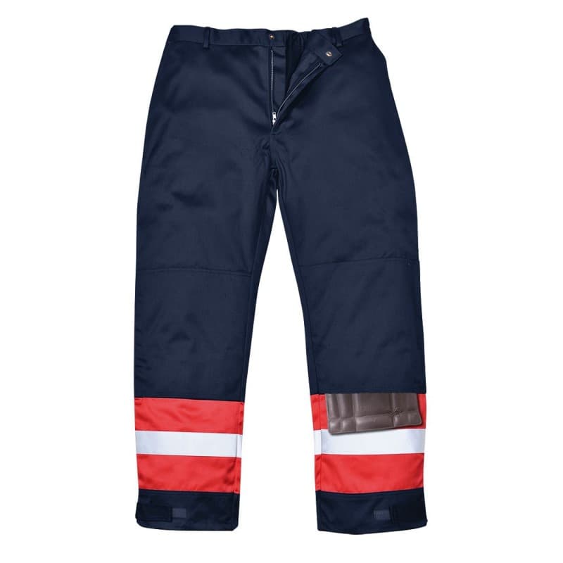 Portwest - Pantalon de travail protection de soudage classe 2 en Bizflame Plus - 4XL - Bleu Marine