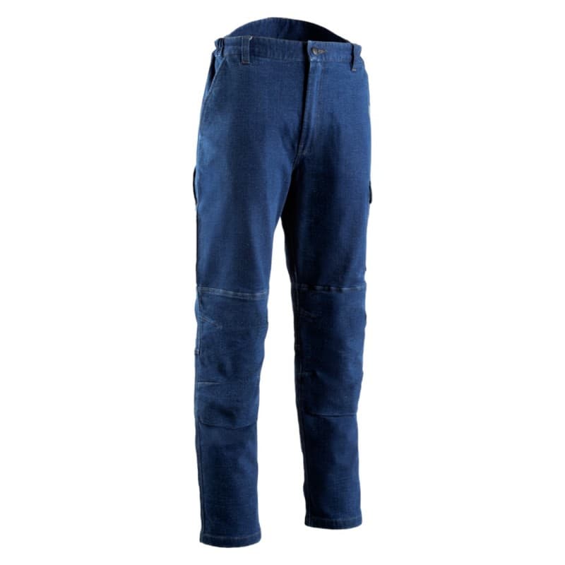 Coverguard - Pantalon de travail taille élastiquée coupe Régular CHONCO denim - M - Bleu