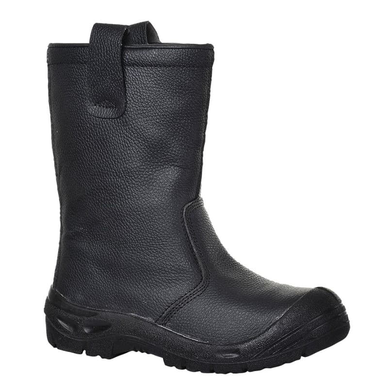 Portwest - Bottes de sécurité en cuir fourrées embout acier et embout renforcé S3 - 38 - Noir