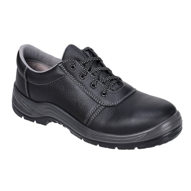 Portwest - Chaussures de sécurité basses en cuir embout acier KUMO S3 - 37 - Noir