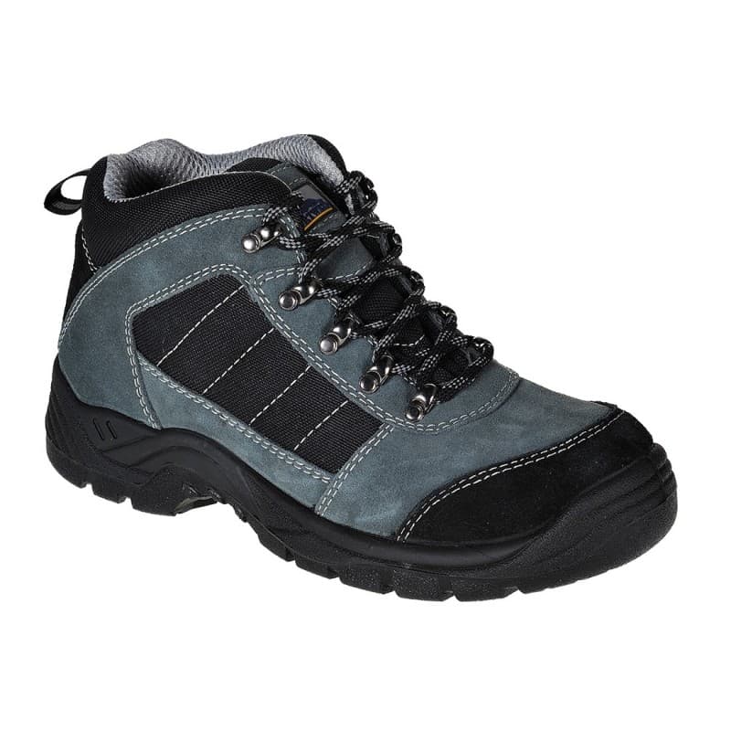 Portwest - Chaussures de sécurité montantes en cuir suédé embout acier TREKKING S1P - 36 - Noir