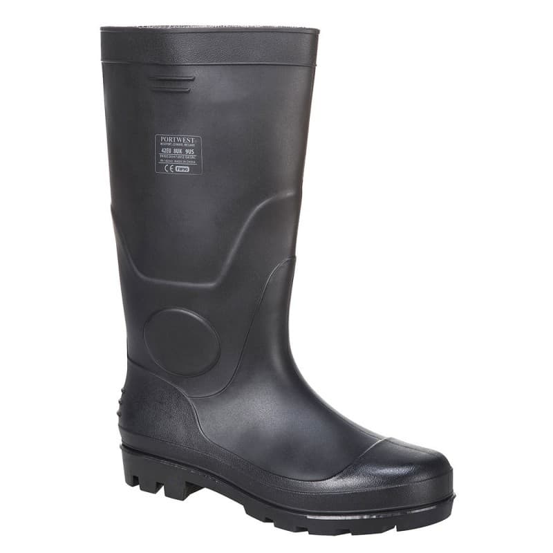 Portwest - Bottes étanches en PVC spécial jardinage WELLINGTON O4 - 37 - Noir
