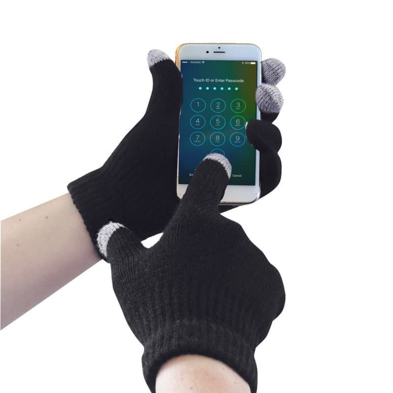 Portwest - Gants chauds en acrylique compatible écran tactile - 9 - Noir