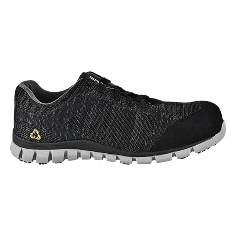 Safety Jogger - Chaussures de sécurité basses en plastique recyclé avec un confort ultime MORRIS noir S1P - 36 - Noir