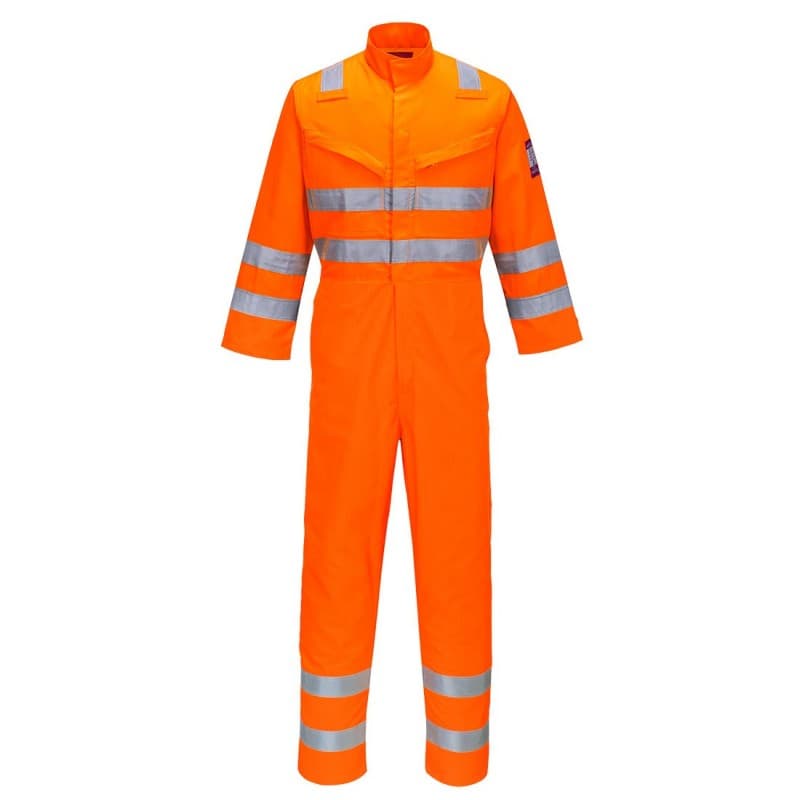 Portwest - Combinaison de travail résistante à la chaleur en Modaflame RIS-3279-TOM - L - Orange
