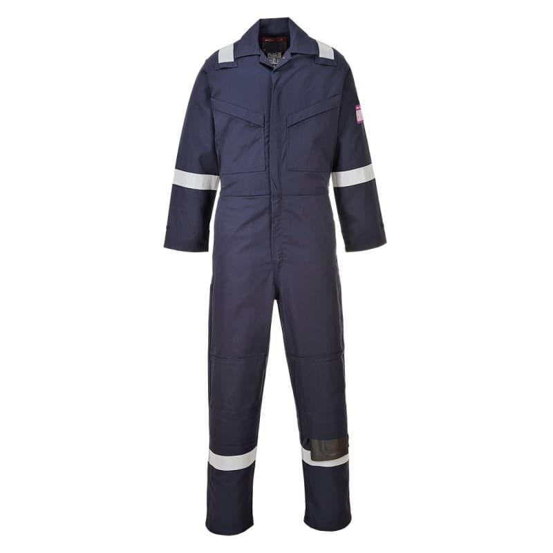 Portwest - Combinaison de travail ignifugée résistante aux flammes en Modaflame - L - Bleu Marine