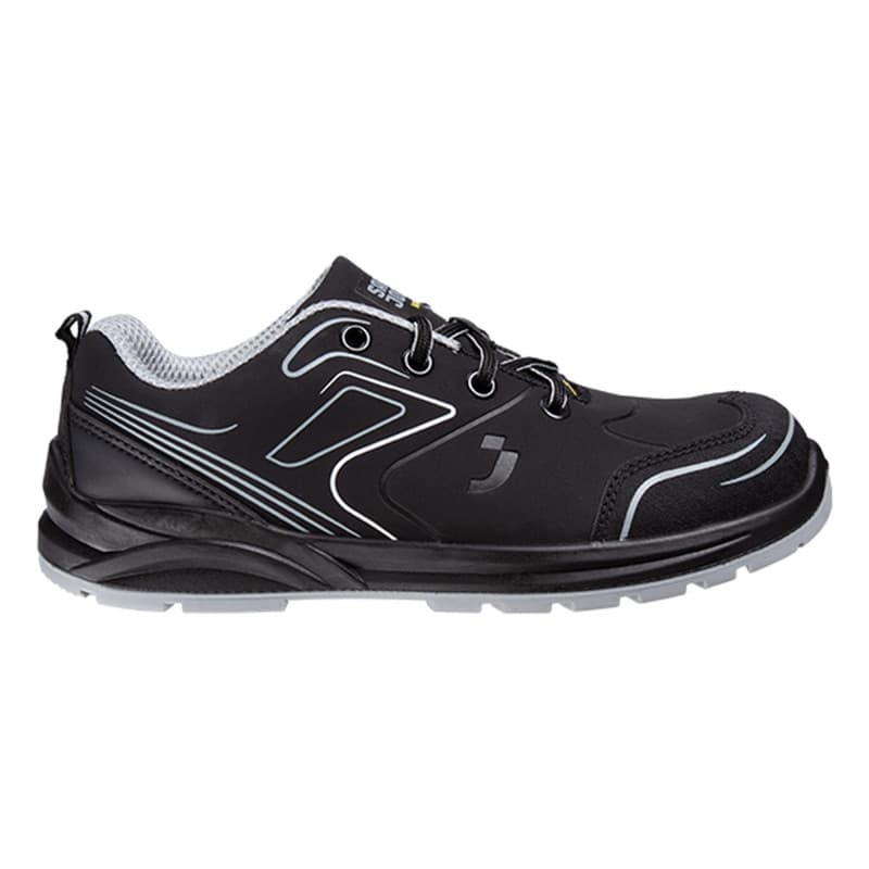 Safety Jogger - Chaussures de sécurité basses sportives résistantes à l'au avec embout en acier CADOR noir et blanc S3 - 35 - Noir / Blanc