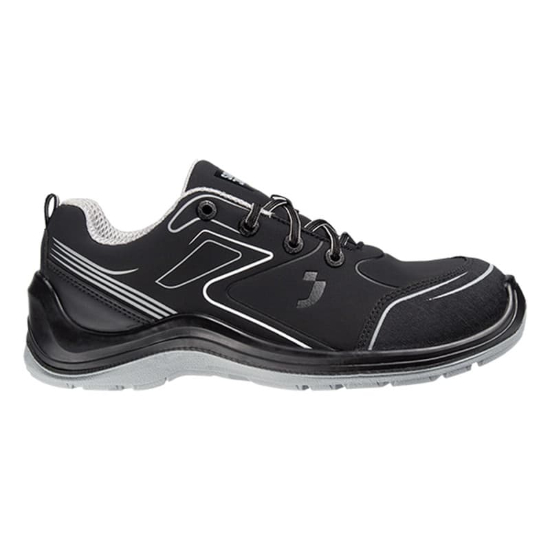 Safety Jogger - Chaussures de sécurité basses sportives antistatiques FLOW noir et blanc S3S - 35 - Noir / Blanc