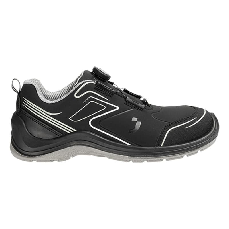 Safety Jogger - Chaussures de sécurité basses sans métal sportives à fermeture TLS FLOW noir et blanc S3S - 35 - Noir / Blanc