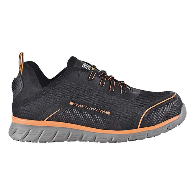 Safety Jogger - Chaussures de sécurité basses sportives ultra-légères antidérapantes LIGERO2 noir et orange S1P - 35 - Noir / Orange