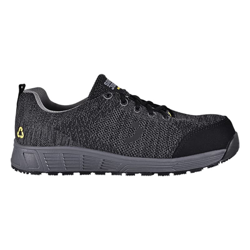 Safety Jogger - Chaussures de sécurité basses en platique recyclé extra larges hydrofuges ECONILA gris et noir S1 - 35 - Gris / Noir