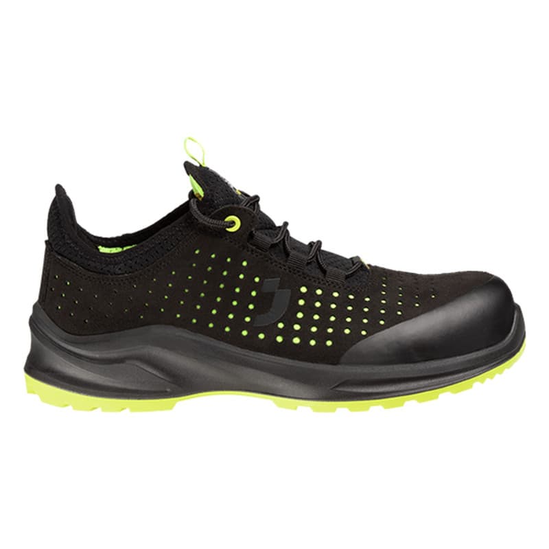 Safety Jogger - Chaussures de sécurité basses végan ultra-respirantes MODULO PERF noir et jaune  S1PS - 35 - Noir / Jaune