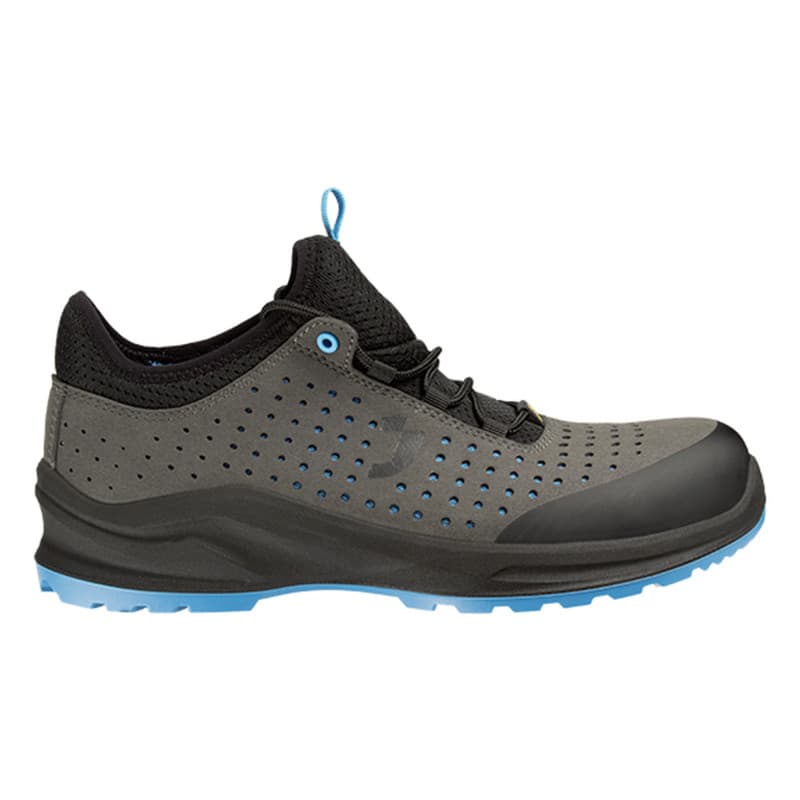 Safety Jogger - Chaussures de sécurité basses végan ultra-respirantes MODULO PERF gris et bleu S1PS - 35 - Gris / Bleu