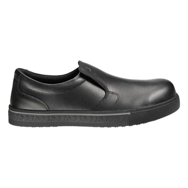 Safety Jogger - Chaussures de sécurité basses à enfiler en cuir avec semelles extérieures en caoutchouc HAVEN noir S3S - 35 - Noir