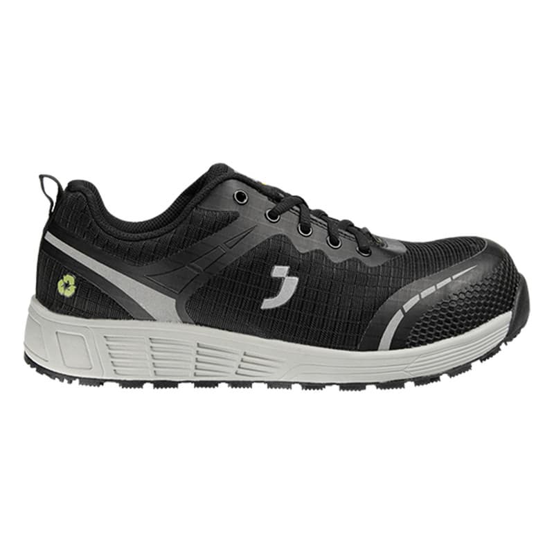 Safety Jogger - Baskets de sécurité basses sans métal résistantes aux huiles et carburants ECODEMPO noir et blanc S3S - 35 - Noir / Blanc