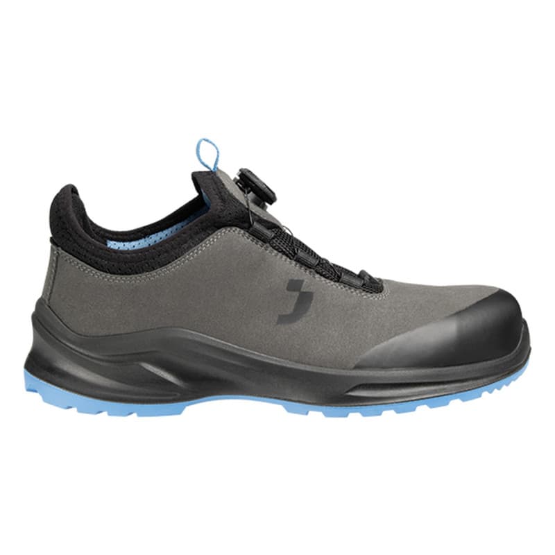 Safety Jogger - Baskets de sécurité basses véganes avec fermeture TLS MODULO gris et bleu S3S - 35 - Gris / Bleu