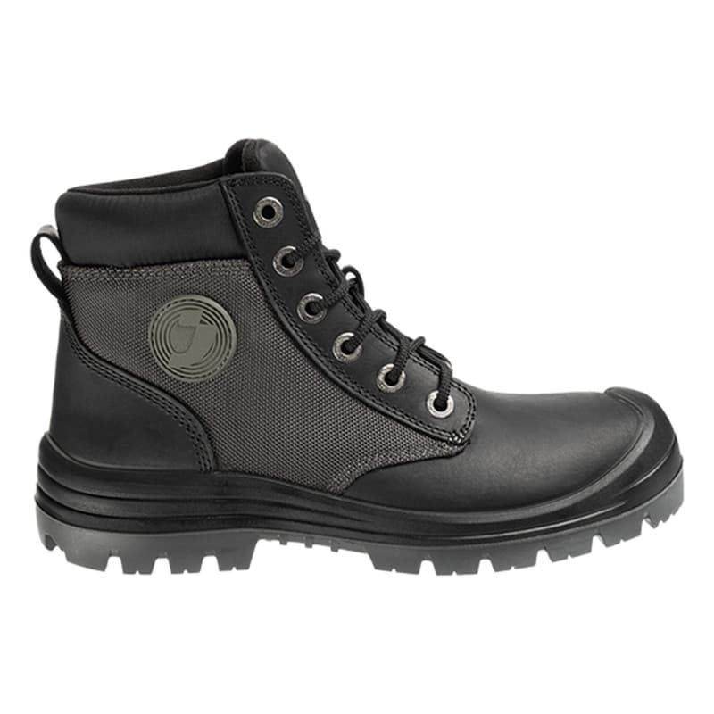 Safety Jogger - Bottines de sécurité antidérapantes hydrofuges en cuir avec embout en acier extra-larges DAKAR EW noir S3 - 35 - Noir