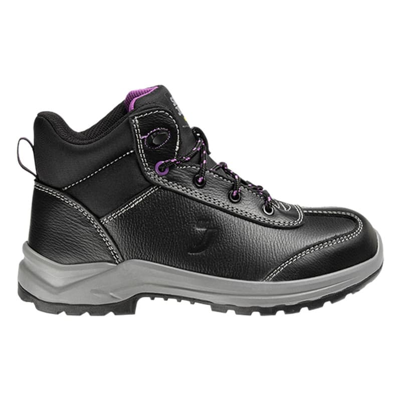 Safety Jogger - Chaussures de sécurité mi-hautes pour femmes en cuir parfaites pour un usage industriel polyvalent BESTLADY S3 - 35 - Noir