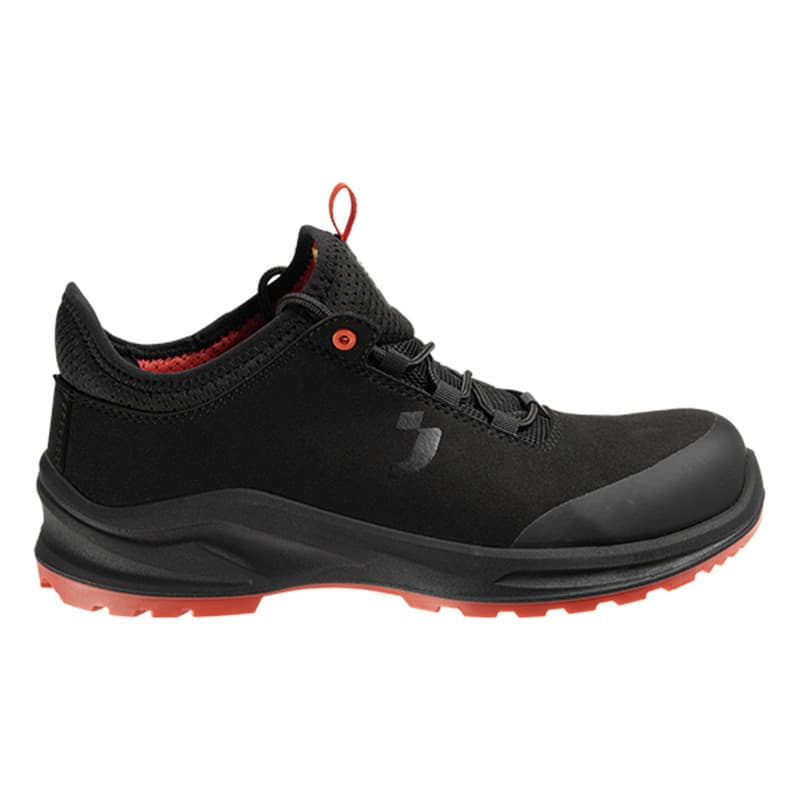 Safety Jogger - Baskets de sécurité basses véganes sans métal MODULO noir et rouge S3S - 35 - Noir / Rouge