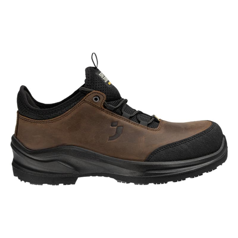 Safety Jogger - Chaussures de sécurité basses sans métal en cuir anti-perforations MODULO LEA marron et noir S3S - 35 - Marron / Noir