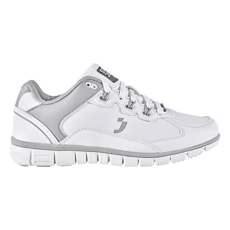 Safety Jogger - Baskets de travail sportives basses antidérapantes pour femmes spécial restauration SUNNY blanc et gris OB - 35 - Blanc / Gris