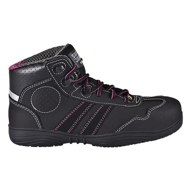 Safety Jogger - Chaussures de sécurité mi-hautes pour femmes antidérapantes et anti-perforations en nubuck ISIS noir S3 - 36 - Noir