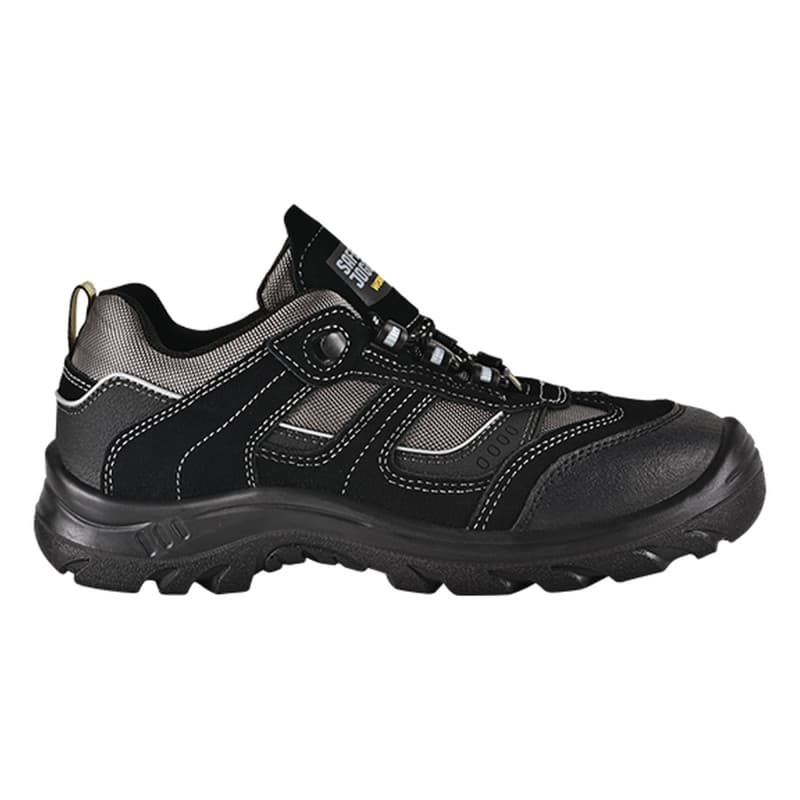 Safety Jogger - Chaussures de sécurité basses légères antidérapantes sans métal JUMPER noir S3S - 36 - Noir