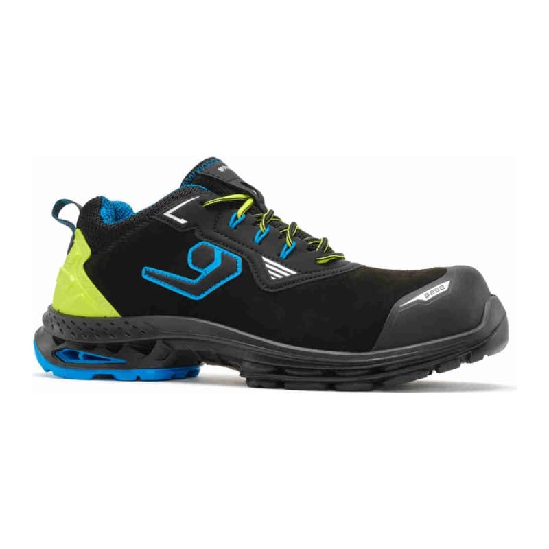 Base - Baskets de sécurité basses en tissu technique noir et jaune ATHENS S3S - 35 - Noir / Jaune