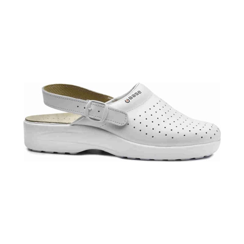 Base - Sabots de sécurité bas en cuir blanc  XENO OB - 35 - Blanc