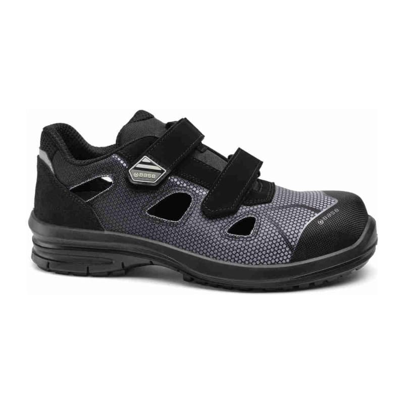 Base - Chaussures de sécurité basses en tissu technique noir SYRIUS S1PL - 36 - Noir