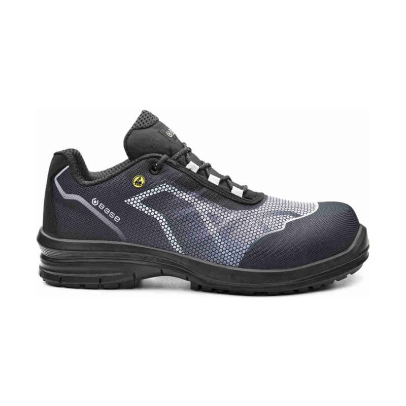 Base - Chaussures de sécurité basses en tissu technique  bleu et noir OREN ESD S3 - 36 - Bleu / Noir