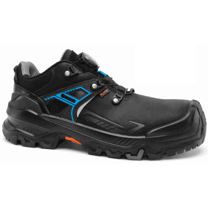 Base - Baskets de sécurité basses en cuir  noir et bleu  T-ROBUST LOW S7S - 36 - Noir / Bleu