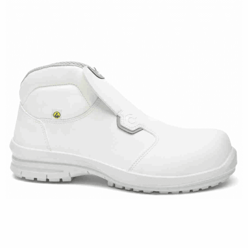 Base - Chaussures de sécurité hautes en microfibre blanc crème KUMA TOP ESD S2 - 35 - Beige