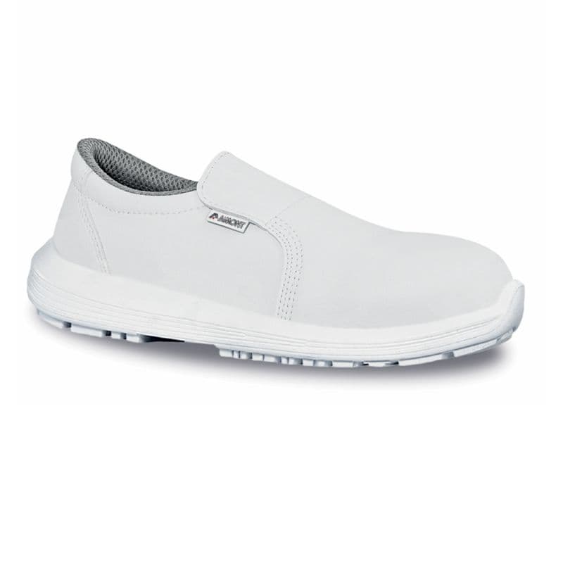 Aimont - Chaussures de sécurité basses DAHLIA S2 blanches en microfibre spécial secteur alimentaire et pharmaceutique - 35 - Blanc
