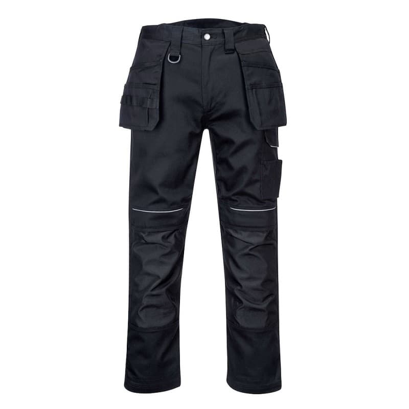 Portwest - Pantalon de travail holster en coton PW3 - 36 - Noir
