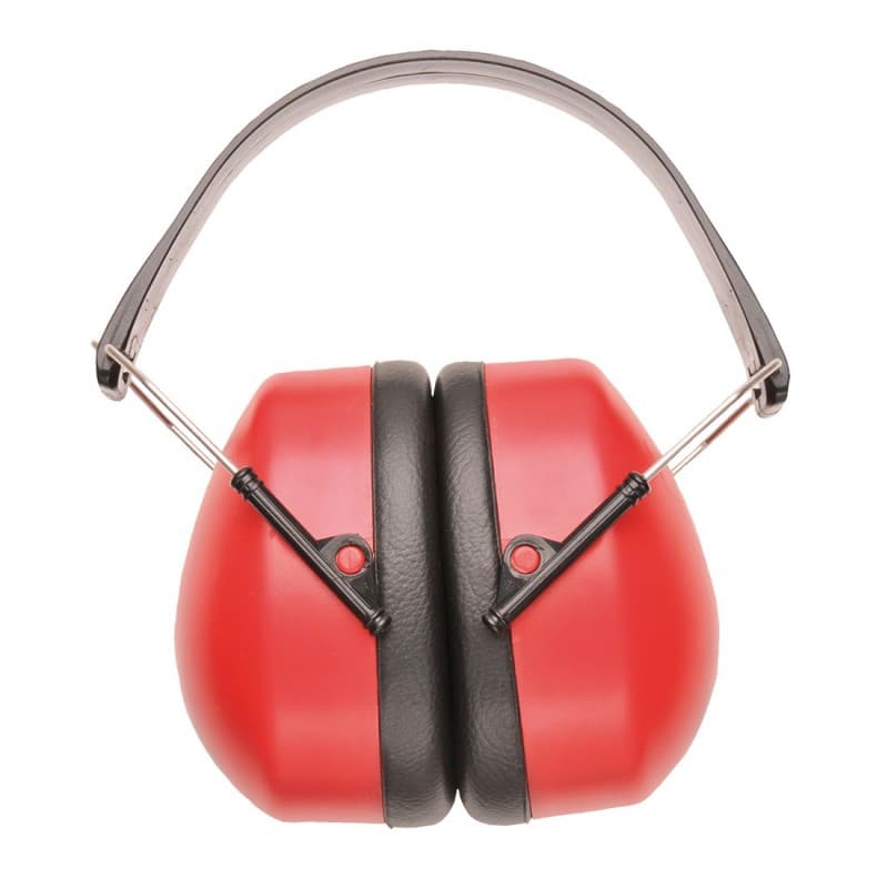 Portwest - Casque anti-bruit léger pliant SNR 30db - Unique - Rouge
