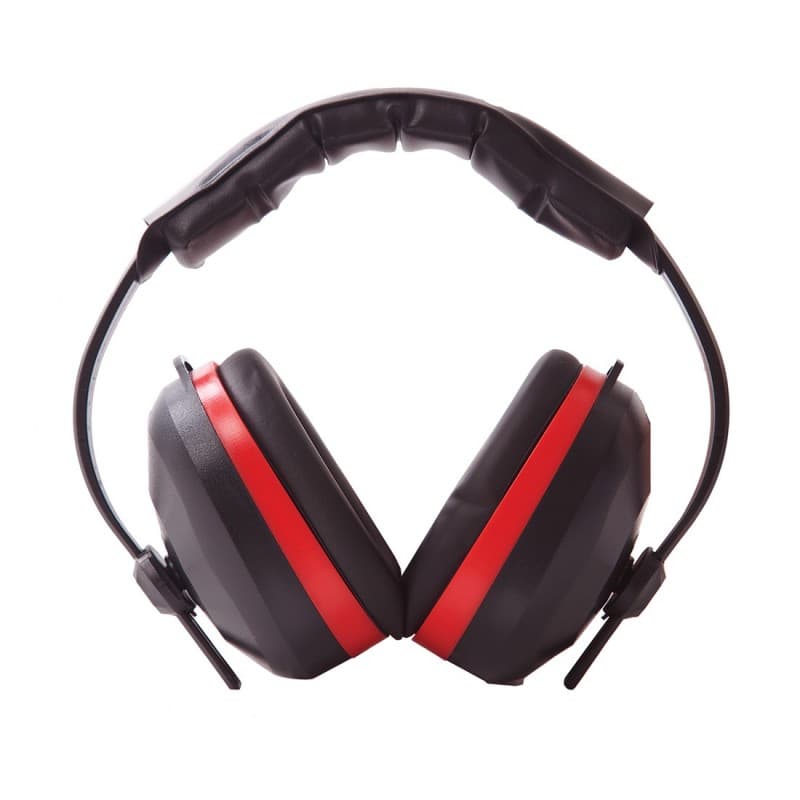 Portwest - Casque anti-bruit durable et léger CONFORT SNR 31db - Unique - Noir / Rouge