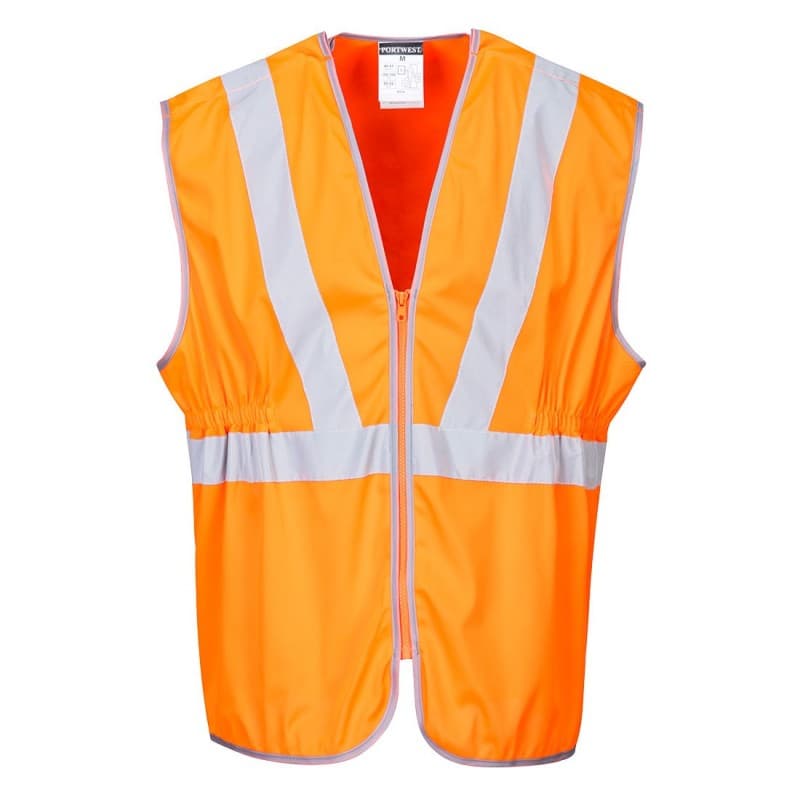 Portwest - Gilet de sécurité long sans manches haute visibilité norme RIS-3279-TOM 2 - 4XL - Orange