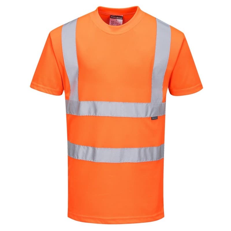 Portwest - Tee-shirt manches courtes orange HV RIS - 4XL - Orange