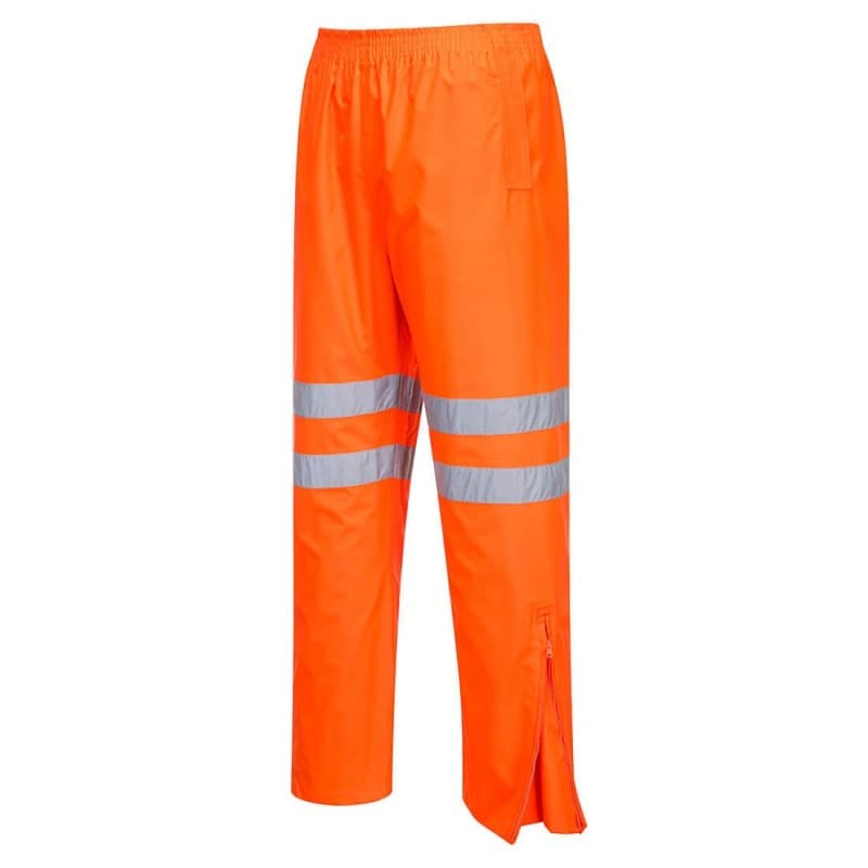Portwest - Pantalon de travail imperméable haute visibilité norme RIS-3279-TOM 2 - L - Orange